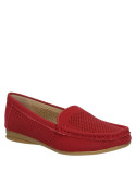 Mocasin Mujer W644 Bruno Rossi rojo