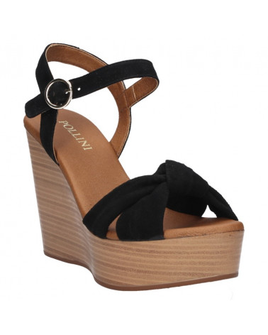 Sandalia Mujer W284 Pollini negro