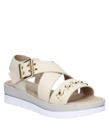 Sandalia Mujer W301 Pollini beige