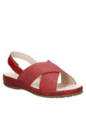 Sandalia Mujer W128 16 Hrs rojo