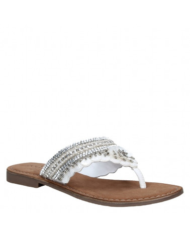 Sandalia Mujer W231 Pollini blanco
