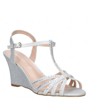 Sandalia Mujer W640 Bruno Rossi plata