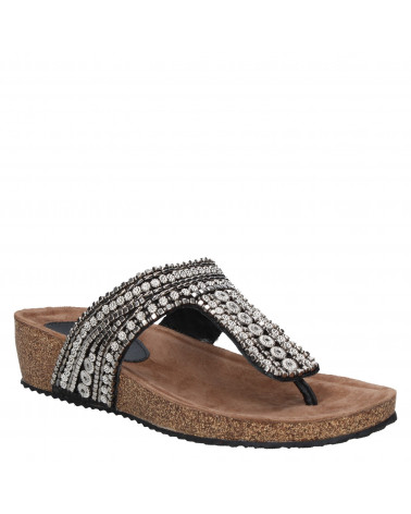 Sandalia Mujer W348 Pollini negro