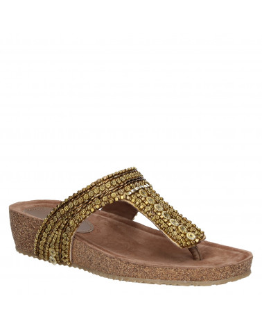 Sandalia Mujer W348 Pollini oro