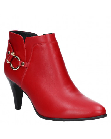 Botin Mujer A617 Bruno Rossi rojo