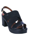 Sandalia Mujer Y121 Pollini negro