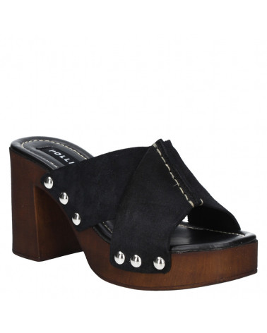 Sandalia Mujer B182 Pollini negro