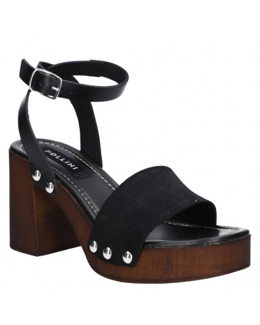 Sandalia Mujer B183 Pollini negro