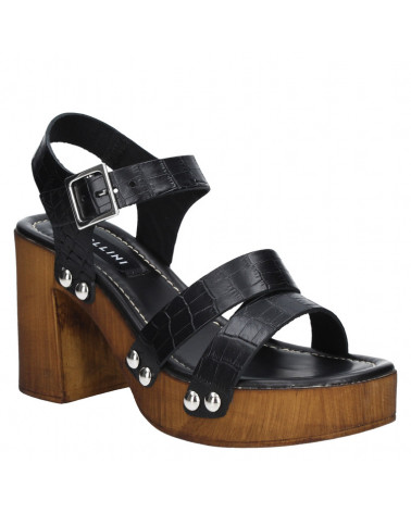 Sandalia Mujer B188 Pollini negro