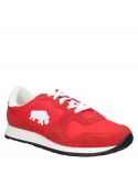 Zapatilla de hombre Gioseppo en rojo, diseño retro y confortable para actividades urbanas.