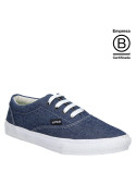 zapatilla unisex azul con suela ecológica y textil cómodo para un estilo diario