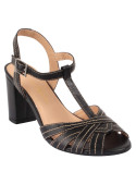 Sandalia Mujer Q314 Bruno Rossi negro