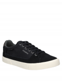 Calzado urbano masculino con suela flexible y taco plano de 3 cm.