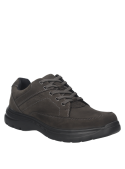 Zapato Panama Jack C666 gris para hombre, cuero gamuzado, combina resistencia y comodidad.