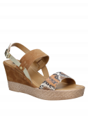 Sandalia Mujer D264 Pollini cafe