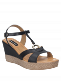 Sandalia Mujer D263 Pollini negro