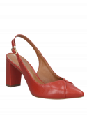 Zapato Mujer D303 Pollini rojo