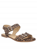 Sandalia Mujer D212 Pollini animal print