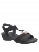 Sandalia Mujer D005 16 Hrs negro