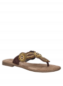 Sandalia Mujer D288 Pollini cafe