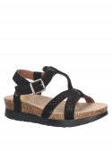 Sandalia Mujer D708 Panama Jack negro