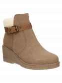 Botín Dakota F659 café con diseño femenino y versátil, ideal para cualquier armario.