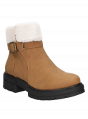 Botín camel de mujer Dakota F653, diseño moderno y versátil para cualquier ocasión.