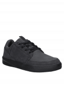 zapatilla negra de cuero y sintético para hombre, ideal para actividades diarias, confort y maleabilidad