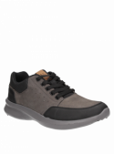 calzado de cuero gris para hombre, urbano y suave, ideal para estilos de vida activos y uso diario.